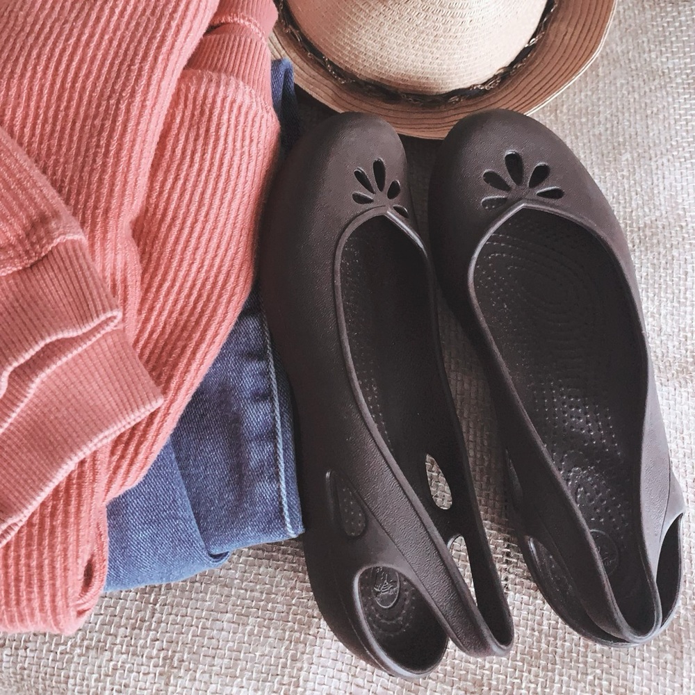 CROCS Taylor sling back flats - Picture 6 of 6
